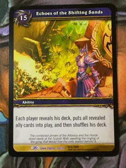 World of Warcraft TCG Dark Portal 140/319 Echoes of the Shifting Sands - Image 1
