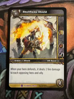 World of Warcraft TCG Azeroth 299/361 Skullflame Shield - Image 1