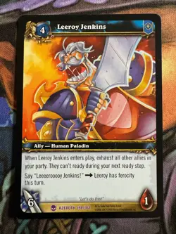 World of Warcraft TCG Azeroth 198/361 Leeroy Jenkins - Image 1