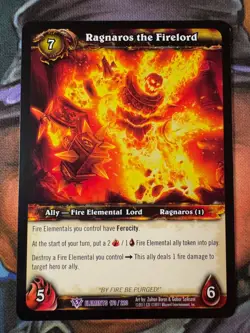World of Warcraft TCG Elements 173/220 Ragnaros the Firelord - Image 1