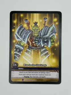 World of Warcraft TCG Azeroth 167/361 Extended Art Rise to the Challenge - Image 1