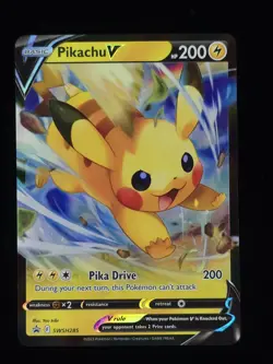 Pikachu V SWSH285 Pokemon SWSH: Sword & Shield Promo Cards 🔥 - Image 1
