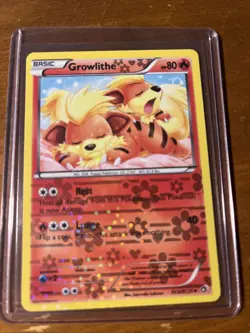 Pokemon TCG Growlithe RC4/RC25 Legendary Treasures 2013 Radiant Collection Card - Image 1