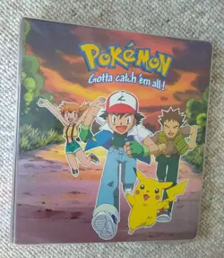 Vintage 1998 Pokemon Gotta Catch 'em all Binder with 153 Vintage Cards - Image 1