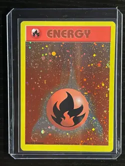 Pokemon League Promo ENERGIZE YOUR GAME Fire Energy Card QUAD 4x SWIRL Vintage - Image 4