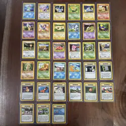 Neo Genesis 1st Edition Pokemon TCG 33 Card Lot set NM condition - Image 1