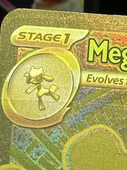 Mega Lucario Ex 188/132 Mega Evolution Gold Hyper Rare Pokemon TCG Card English - Image 3