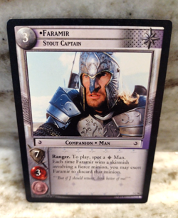 The Lord of the Rings TCG Faramir Captain of Gondor LOTR Promo Card 0P35 - Image 1