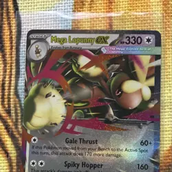 EX Holo TCG Pokemon 2 Card Lot Mega Lopunny 084/094, Steelix Japanese - Image 4
