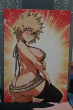 Mitsuki Bakugo & Emi Fukukado My Hero Academia Sexy Waifu Custom Card Set - Image 4