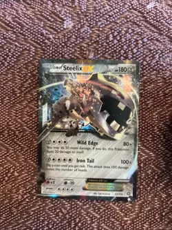 Pokemon TCG Steelix EX Ultra Rare Card 67/114 XY: Steam Siege 2016 - Image 1