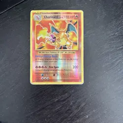 Pokemon Charizard 11/108 Evolutions Reverse Holo Rare 150 HP TCG Card English - Image 1