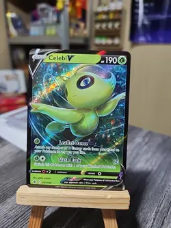 Celebi V 007/198 Chilling Reign Ultra Rare Pokemon Card Mint - Image 1
