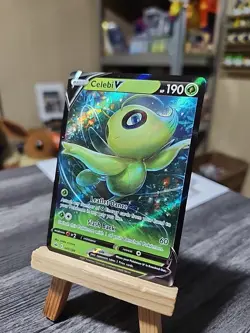 Celebi V 007/198 Chilling Reign Ultra Rare Pokemon Card Mint - Image 2
