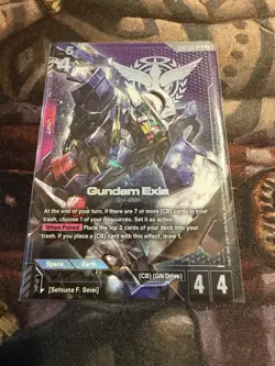 Gundam Card Game Gundam Exia ST07-001 LR+ Starter Deck 07 Celestial Drive ST07 - Image 1