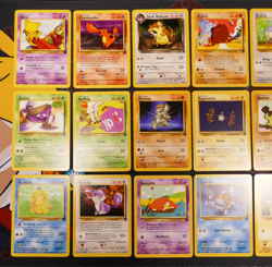 MP/HP (Unlimited) COMPLETE Pokemon TEAM ROCKET Set 24-Card COMMON Non-Holo 82 - Image 2