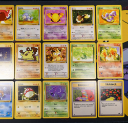 MP/HP (Unlimited) COMPLETE Pokemon TEAM ROCKET Set 24-Card COMMON Non-Holo 82 - Image 3