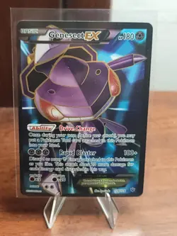 Pokemon TCG Genesect EX Full Art Holo Card 120/124 Fates Collide - Image 1