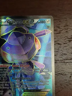 Pokemon TCG Genesect EX Full Art Holo Card 120/124 Fates Collide - Image 3