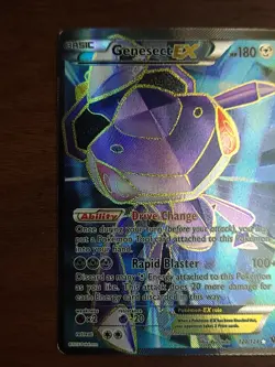 Pokemon TCG Genesect EX Full Art Holo Card 120/124 Fates Collide - Image 4