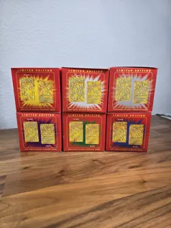 1 Full Set! 1999 Pokemon Red 23k Gold Plated Trading Card Burger King Charizard - Image 3
