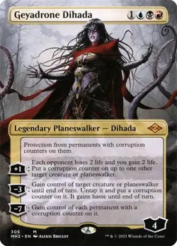 Geyadrone Dihada - Extended Art Modern Horizons 2 NM MTG - Image 1