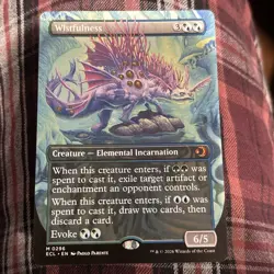Wistfulness (Borderless) M Lorwyn Eclipsed 296 NM - Image 1