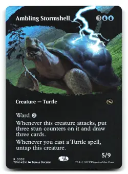 Ambling Stormshell Foil Borderless #332 Tarkir: Dragonstorm - Image 1