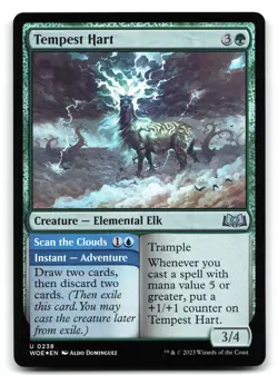 Tempest Hart // Scan the Clouds (Foil) #238 Wilds of Eldraine - Image 1
