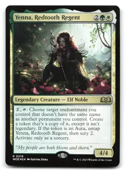 Yenna, Redtooth Regent (Foil) #219 Wilds of Eldraine - Image 1