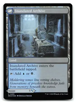 Waterlogged Teachings // Inundated Archive (Foil) #261 Modern Horizons 3 - Image 2