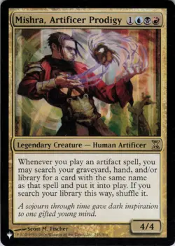 MTG Mishra, Artificer Prodigy (243) | NM | The List Reprints {LST} - Image 1