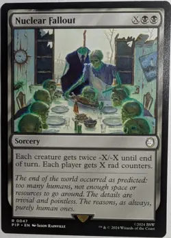 Nuclear Fallout x1 Fallout Magic the Gathering MTG LP/NM - Image 1