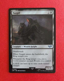 Nazgul #100 x1, NM/Mint pack fresh, MTG Lord of the Rings, NON FOIL - Image 1