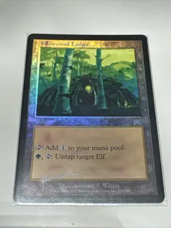 1x NM Foil Wirewood Lodge From Onslaught - Image 1