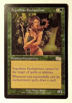 MTG Argothian Enchantress #234 | Urza's Saga | NM | Magic: The Gathering - Image 1
