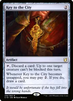 X 1 Key to the City NM-M Commander 220 MTG Magic The Gathering - Image 1
