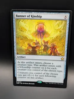 MTG - Banner of Kinship - Artifact - FDN #127 - Rare - NM - Image 1