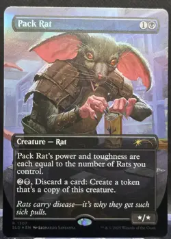 Pack Rat #1307 Secret Lair Drop Rainbow Foil Rare - Image 1