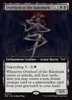 Overlord of the Balemurk - Extended Art DSK NM MTG - Image 1