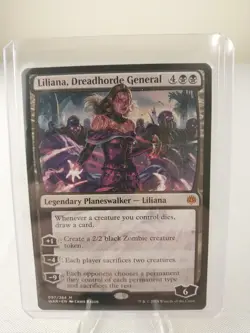MTG Magic the Gathering Liliana, Dreadhorde General War of the Spark #097 NM - Image 1