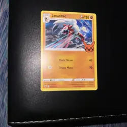 Pokemon TCG Lycanroc Miss Cut Miss Print Error Card Trick Or Trade 2020 NM - Image 2