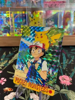 ⚡Ash Pikachu #1⚡Vintage Vending Sticker! Pokemon Prism⚡Read Description⚡ - Image 3