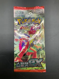 Lot of (40) Pokemon Korean SV1S Scarlet ex Booster Packs Sealed - Image 2