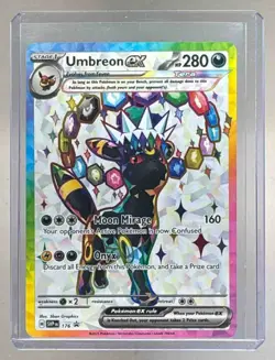 Umbreon ex 2023 Pokemon SV Black Star Promos - SVP EN #176 (B) - Image 1