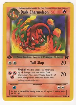 Pokemon - Dark Charmeleon 32/82 Team Rocket Regular - 1st Edition! - Image 1