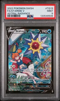 Starmie V TG13/TG30 Astral Radiance Pokemon PSA 9 - Image 1