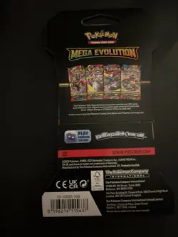 (VERY HEAVY) 33.23g Pokemon TCG Mega Evolution Sleeved Booster Pack (SEALED)✅ - Image 3