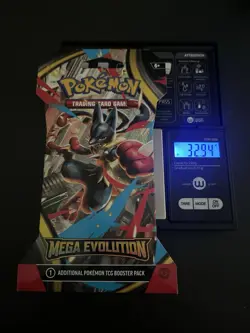 (VERY HEAVY) 32.94g Pokemon TCG Mega Evolution Sleeved Booster Pack (SEALED)✅ - Image 1