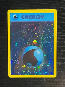 Pokemon League Promo ENERGIZE YOUR GAME Water Energy Double 2x SWIRL Vintage - Image 1